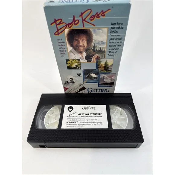 Bob Ross, Getting Started With Oil Colors (VHS, 1998) Painting Instruction - Picture 3 of 3